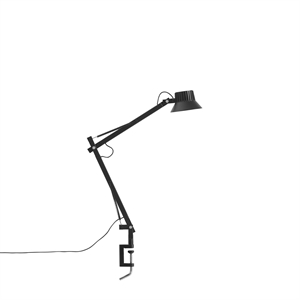 Muuto Dedicate S2 Table Lamp With Clip Black