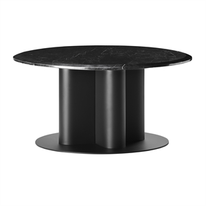Design By Us Hard To Resist Coffee Table Ø80 Black/ Black Marble