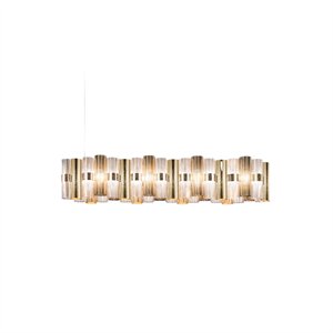 SLAMP La Lollo Linear Pendant 140 Gold