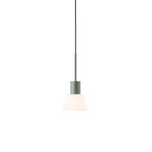 Estiluz Belt Pendant Ø12 3000K Glass Shade/Pale Green