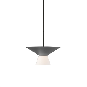 Estiluz Belt Pendant Ø25 2700K Glass Shade/Anthracite