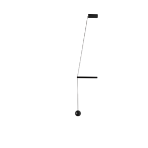 Estiluz Compass Wall lamp 1 2700K Black