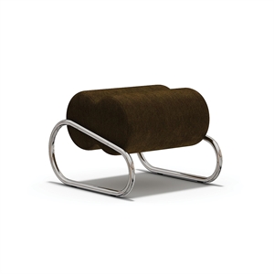 NORR11 Fave Footstool Chrome/One Mariosirtori/Alpaca 1110