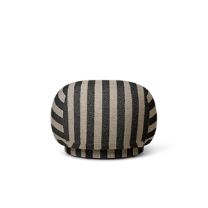 Ferm Living Rico Pouf Louisiana Sand/ Black