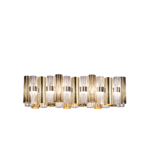 SLAMP La Lollo Linear Pendant 100 Gold