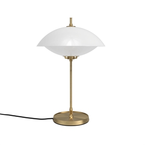 Fritz Hansen Clam Table Lamp Opal/ Brass