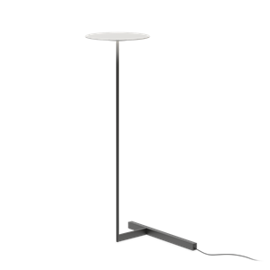 Vibia Flat Floor Lamp 5957 Push Off-White