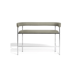 Furniture Copenhagen Font Bar Sofa 65 cm Vidar 222/Polished Steel Frame
