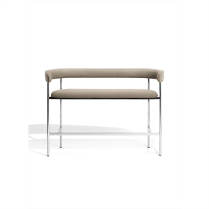 Furniture Copenhagen Font Bar Sofa 65 cm Hallingdal 65 200/Polished Steel Frame