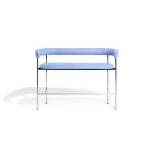 Furniture Copenhagen Font Bar Sofa 75 cm Divina 676/Polished Steel Frame