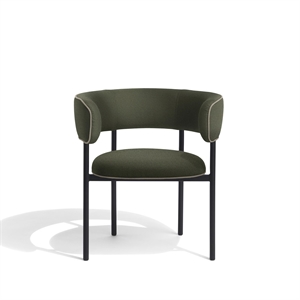 Furniture Copenhagen Font Dining Chair with Armrests Vidar 972 and Vidar 0222/ Black Frame