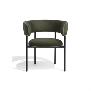 Furniture Copenhagen Font Dining Chair with Armrests Vidar 972/ Black Frame