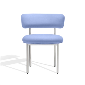 Furniture Copenhagen Font Dining Chair Divina 676/Polished Steel Frame