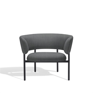 Furniture Copenhagen Font Armchair with Armrests Remix 143/ Black Frame