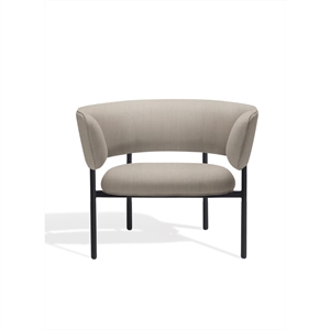 Møbel Copenhagen Font Armchair with Armrests Trio 0205/ Black Frame