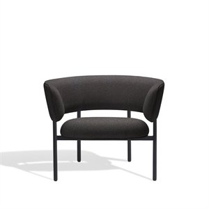 Furniture Copenhagen Font Armchair with Armrests Boucle Zero 0010/ Black Frame