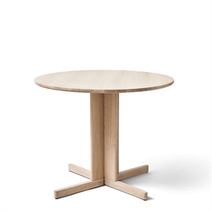 Form & Refine Trefoil Table Ø90 White-oiled Oak