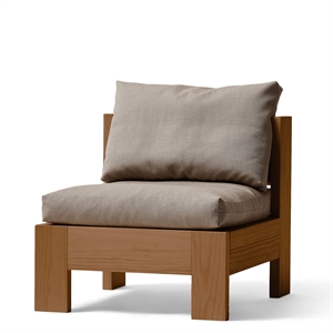 Form & Refine Icon Armchair Deep Brown Pine/ Beige