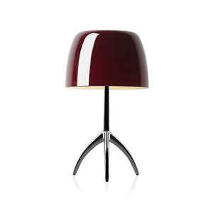 Foscarini Lumiere Table Lamp Piccola Cherry Black Chromed w. Dimmer