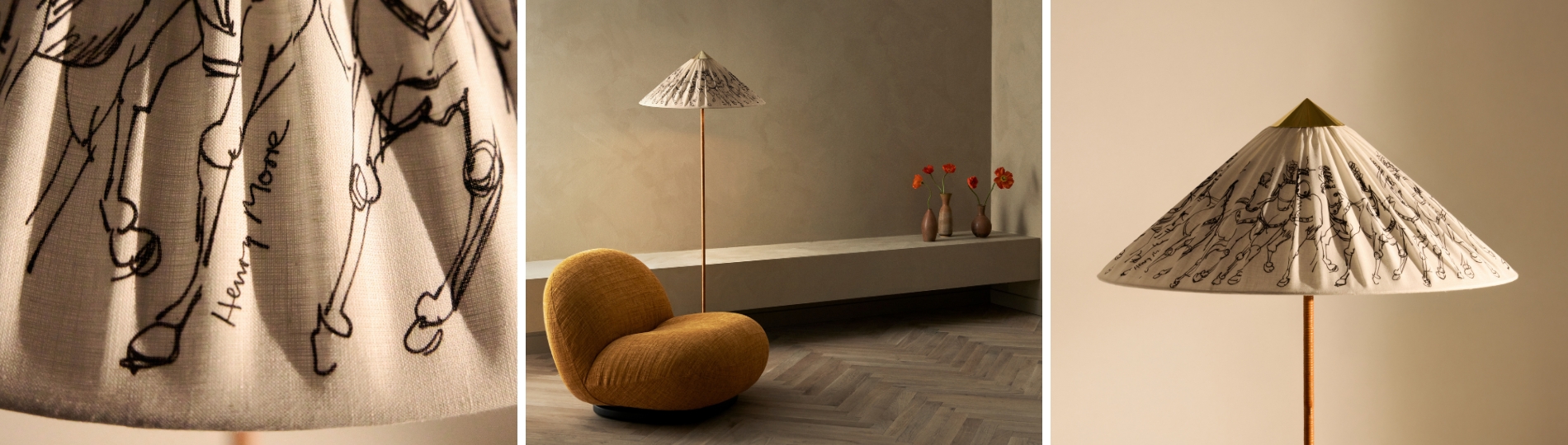 The design genius of Paavo Tynell meets the artistic flair of Henry Moore