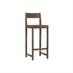 Frama 01 Bar Stool H76 Dark Brown