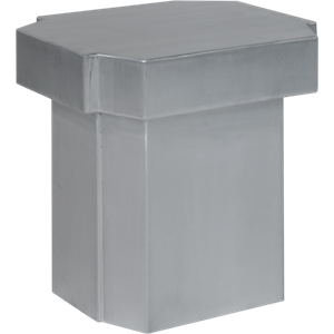 Louise Roe Funki 02 Stool Brushed Aluminum