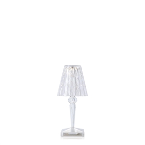 Kartell BATTERY Portable Lamp Crystal