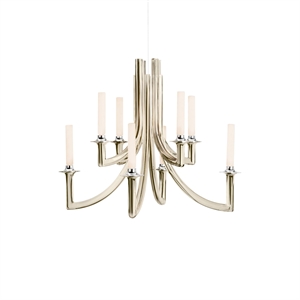 Kartell KHAN METAL Chandelier Polished Champagne
