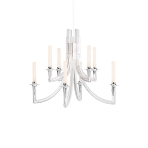 Kartell KHAN METAL Chandelier Crystal