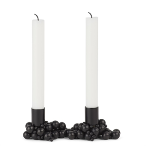 Gejst Molekyl Candle Holder 2 Black