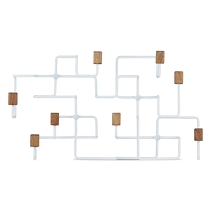Gejst Underground Coat Rack Oak/ White
