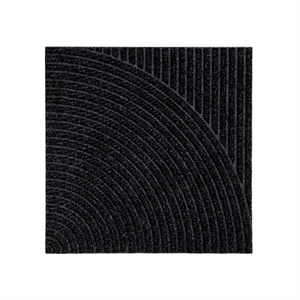 Heymat Vertical & Circular Doormat Zen Black