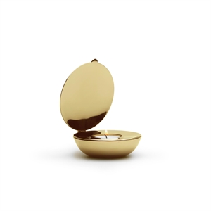 Design House Stockholm Shell Tealight Holder Brass