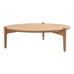 Design House Stockholm Aria Coffee Table Ø90 Low Oak