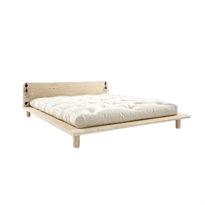 Karup Peek Bed Frame With 2 Lamps 180x200 Raw