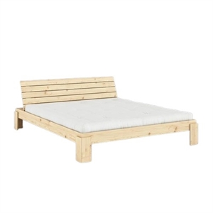 Karup Layers Bed Frame With Headboard 180x200 Raw