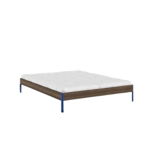 Karup Core Bed Frame 160x200 Carob Brown/Vivid Blue