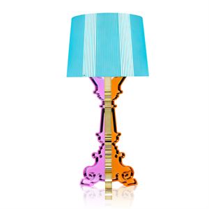 Kartell Bourgie Table Lamp Multicolored Light Blue
