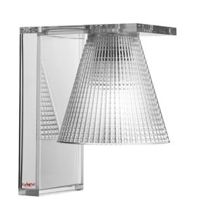 Kartell Light-Air Wall Lamp Sculpted Crystal