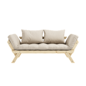 Karup Design Bebop Sofa W. 4-Layer Mattress 747 Beige/Clear Lacquered