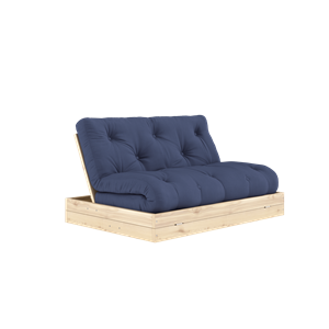 Karup Design Flip Sofa Bed With Mattress 140x200 Navy/Clear Lacquered