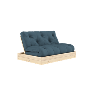 Karup Design Flip Sofa Bed With Mattress 140x200 Petroleum/Clear Lacquered
