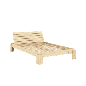 Karup Design Layers Bed Frame With Headboard 140x200 Clear Lacquered Pine