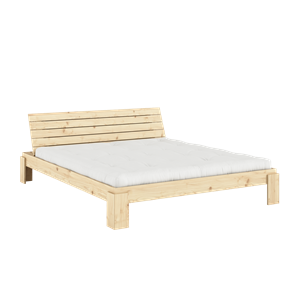 Karup Layers Bed Frame With Headboard 180x200 Raw