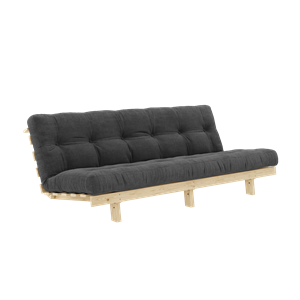 Karup Design Lean Sofa Bed With Alpha Mattress 130x200 Charcoal/Raw