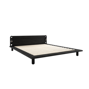 Karup Design Peek Bed Frame M. 2 Lamps 160x200 Black Pine
