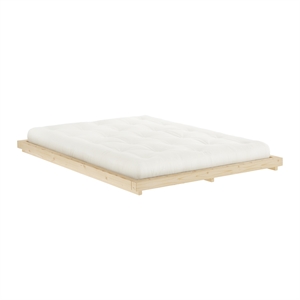 Karup Dock Bed Frame 140x200 Clear Lacquered Pine