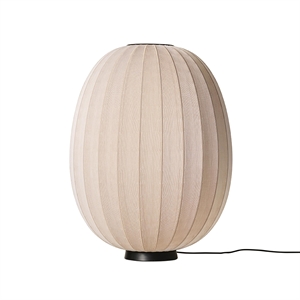 Made By Hand Knit-Wit High/Oval Floor Lamp Low Ø65 Sand Stone