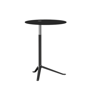 Fritz Hansen Little Friend KS11 Side Table Adjustable Height Black/ Powder Coated Aluminum