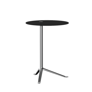 Fritz Hansen Little Friend KS12 Side Table Black/Polished Aluminum